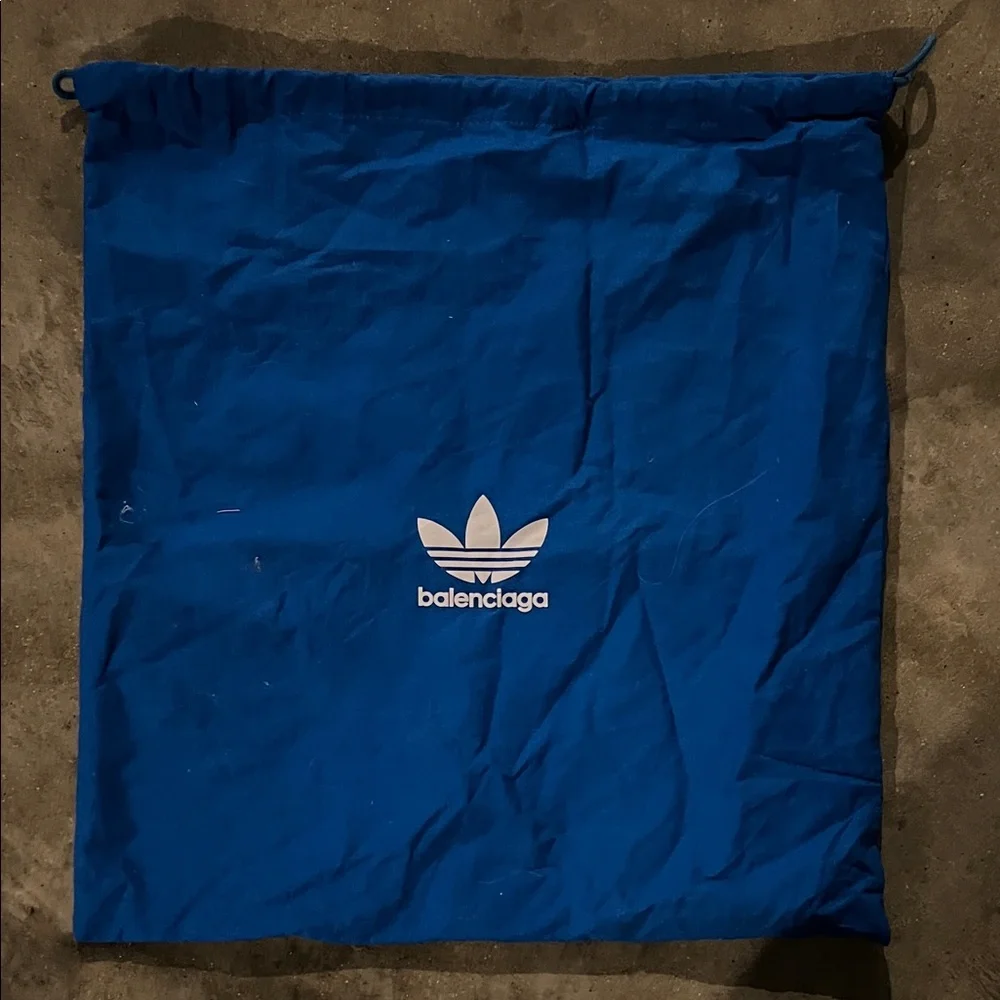 Authentic Balenciaga Blue Drawstring Storage Pouch